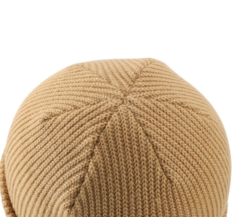 Connectyle Classic Men's Warm Winter Hats Acrylic Knit Cuff Beanie Cap Daily Beanie Hat (Khaki) ,Medium - Image 4